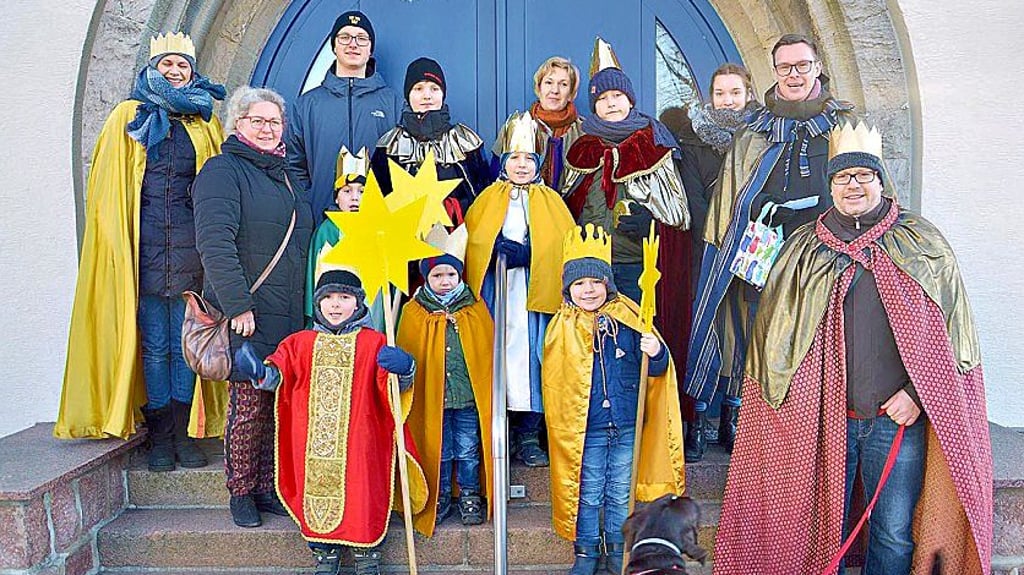 Die Sternsinger, wie hier in Zörbig, sind nach Weihnachten unterwegs. Sie bringen den Segen und sammeln für Hilfsprojekte in Amazonien.
