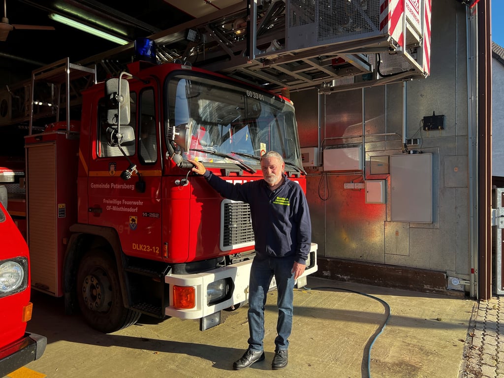 Bodo Eschke aus Mösthinsdorf kann sich ein Leben ohne die Feuerwehr nicht vorstellen.