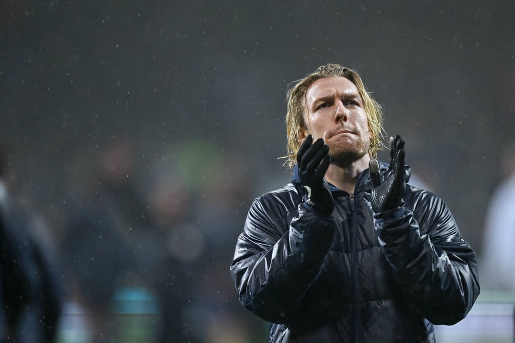 Emil Forsberg verabschiedet sich von den RB-Fans.