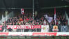 Fans von RB Leipzig bei Auswärtsspiel bei Werder Bremen.
