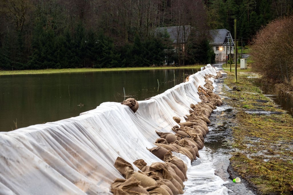 Hochwasser in Thüringen.