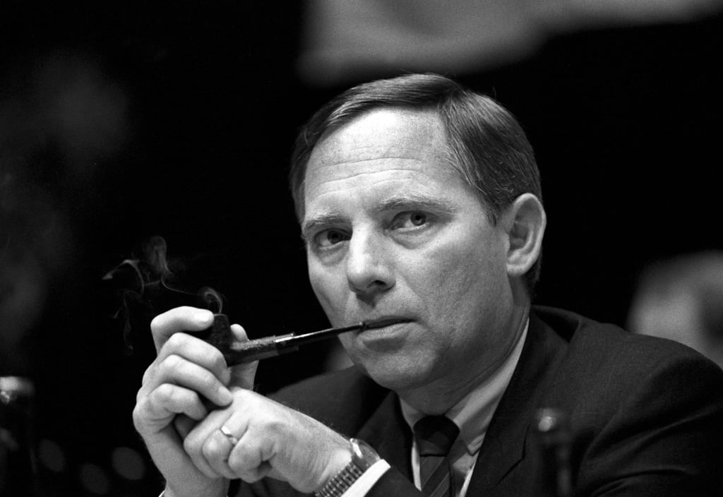 Bundesinnenminister Wolfgang Schäuble im Jahr 1989.