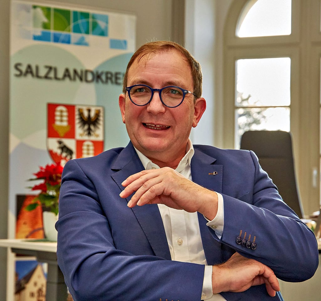 Landrat Markus Bauer im MZ-Interview.