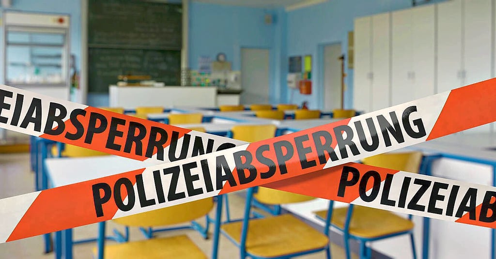 Je nach Bedrohung sollen Schüler im Klassenzimmer bleiben.