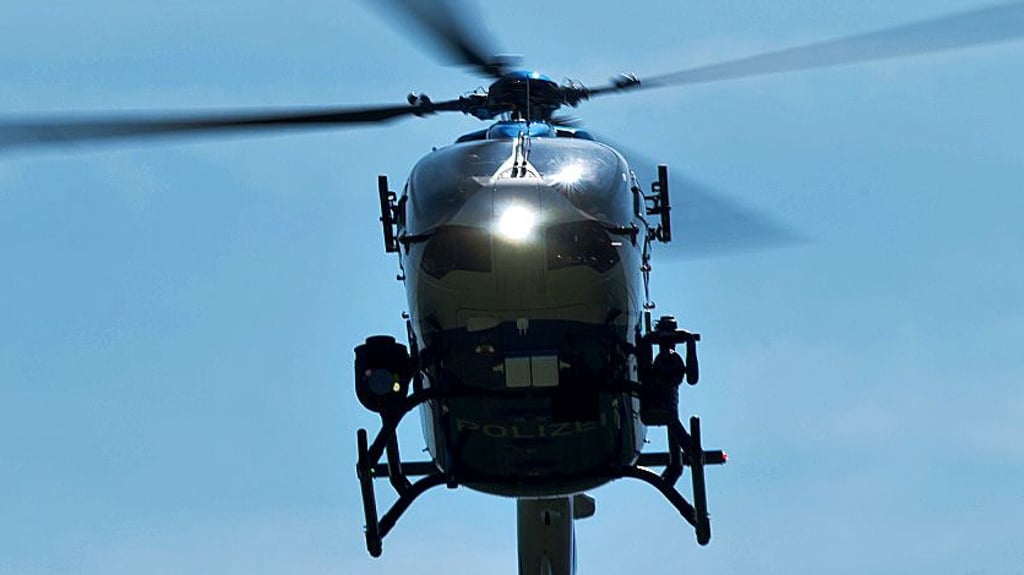 Polizeihubschrauber kreiste am 18. Dezember zwei Stunden über Wolmirstedt.