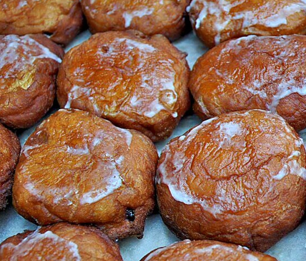Im Ziel warten in Sandau Riesenpfannkuchen zur Belohnung auf die Teilnehmer.