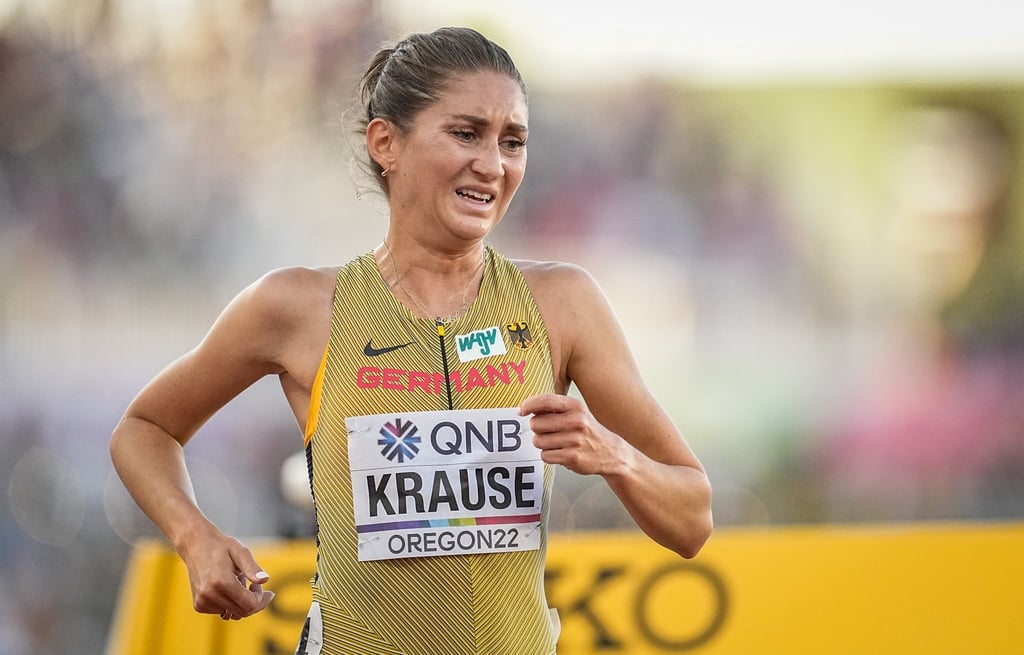 Bei der deutschen Hallen-Meisterschaft darf Gesa Krause eventuell doch in zwei Rennen antreten.