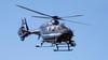 Hubschraubereinsatz über Elbe-Parey. Die örtliche Polizei suchte zusammen mit der Bundespolizei nach einer 30-jährigen vermisst-gemeldeten Frau.
