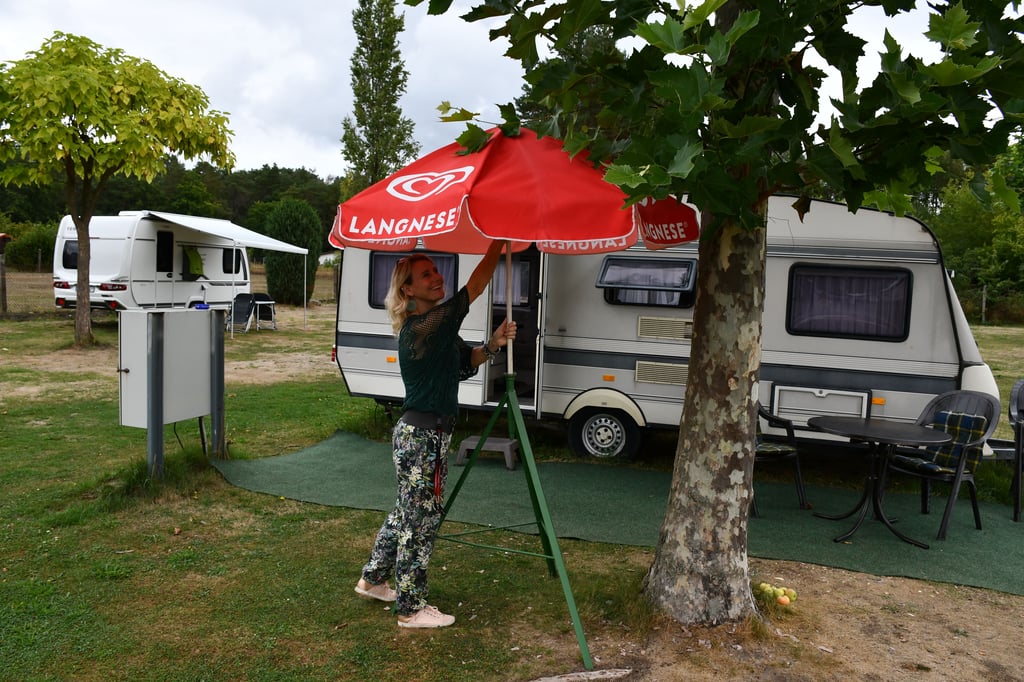 Bettina Hüls auf dem Arendseer Campingplatz Im grünen Elsebusch. Sie profitierte als Existenzgründerin von der Wirtschaftsförderung des Altmarkkreises Salzwedel.
