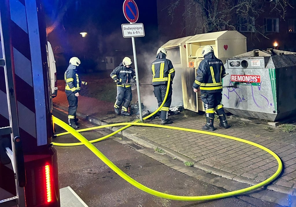 Feuerwehreinsatz in Haldensleben.