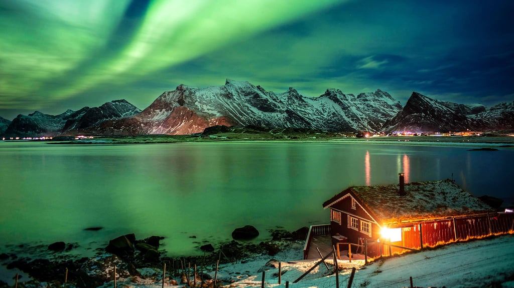 Typischerweise sind Nordlichter – wie der Name schon vermuten lässt – etwa im hohen Norden zu sehen, wie hier in Norwegen. Doch sind sie auch über Aschersleben möglich?