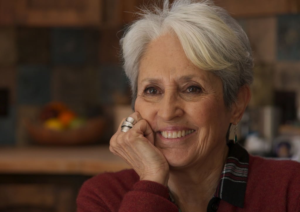 Joan Baez in einer Szene des Films "Joan Baez I Am A Noise".