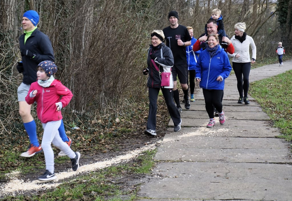 In Familie "lief" man schon mal auf den Schulern von Papa mit.