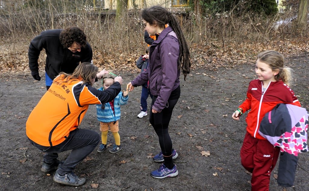 Für jedes Kind gabs beim Zieleinlauf eine Medaille.