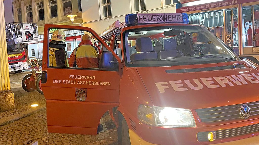 Silvester in Aschersleben und Seeland Wohnungsbrand und verrauchte