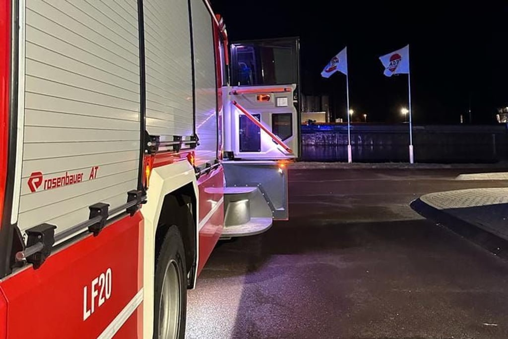 Feuerwehreinsatz im Gewerbegebiet in Haldensleben.