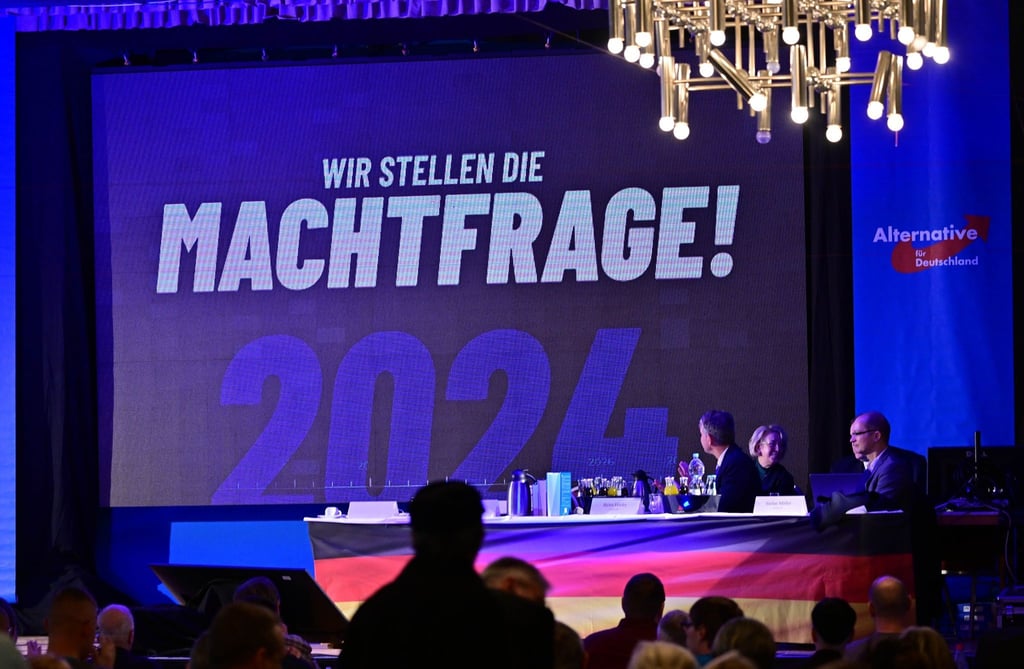 „Wir stellen die Machtfrage! 2024“, hieß es im November beim Landesparteitag der AfD in Thüringen.
