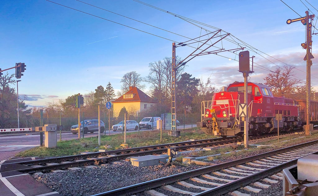 Bahnübergang Königsborn.