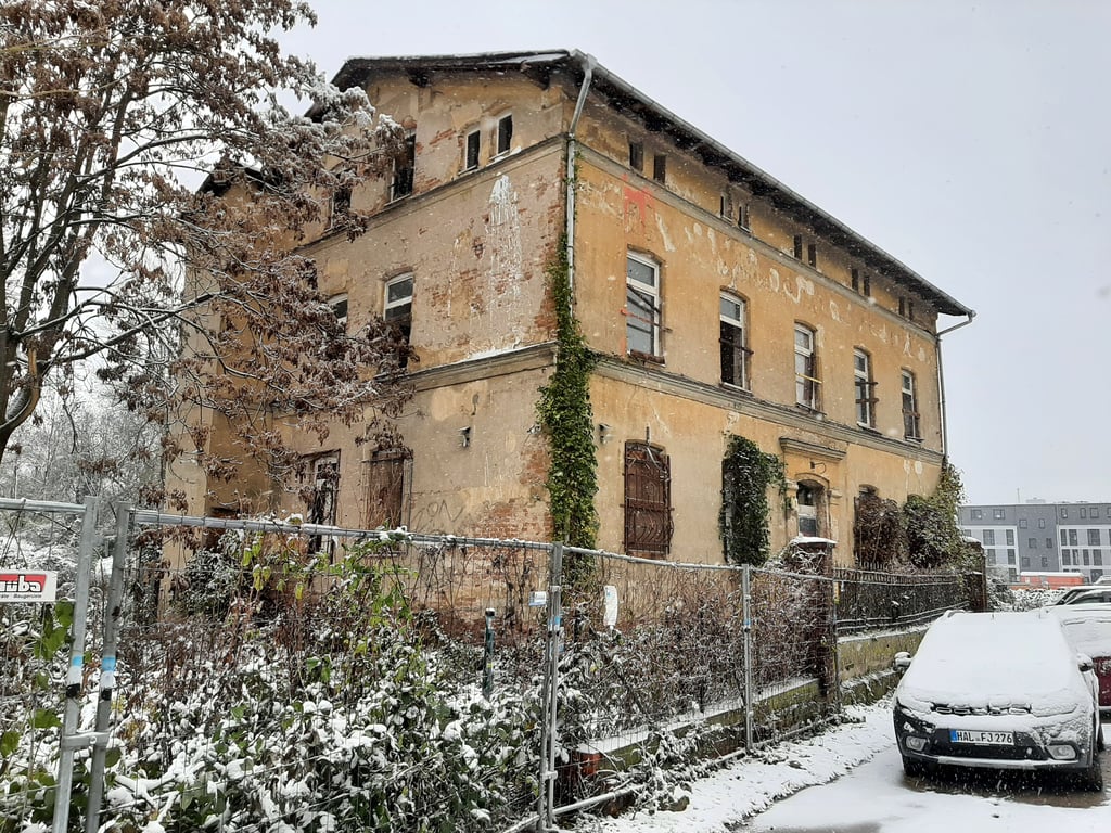 Das Haus in der Hafenstraße 7 in Halle