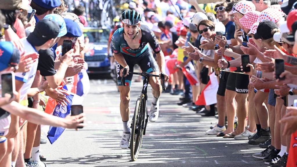 Klassement-Fahrer Jai Hindley von Bora-hansgrohe.