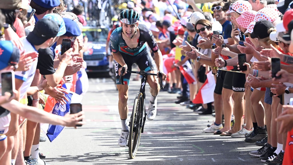 Klassement-Fahrer Jai Hindley von Bora-hansgrohe.