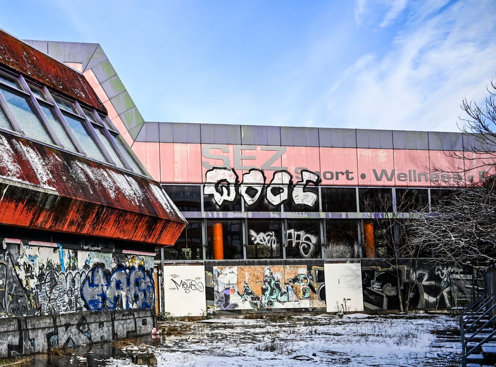 Das Sport- und Erholungszentrum (SEZ) an der Landsberger Allee.