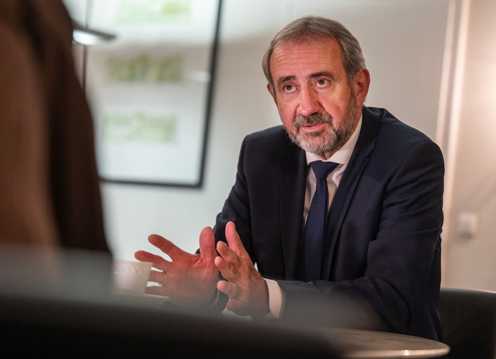 Hermann Parzinger, Präsident der Stiftung Preußischer Kulturbesitz, aufgenommen bei einem Interview mit der Deutschen Presse-Agentur.