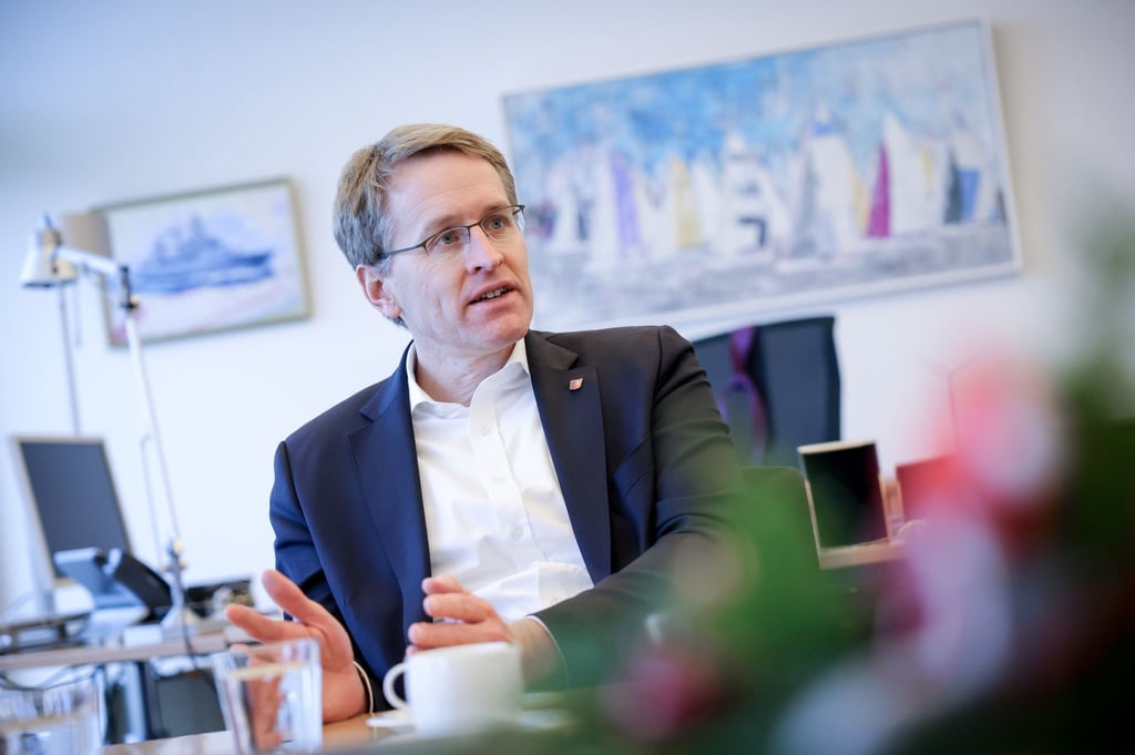 Kanzlerkandidat der Union? Schleswig-Holsteins Ministerpräsident Daniel Günther will bis 2027 weiter das nördlichste Bundesland regieren (Archivbild).