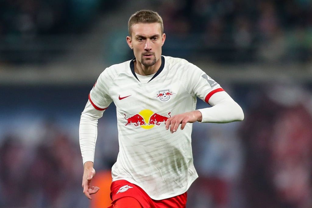 Leipzigs Spieler Stefan Ilsanker am Ball.