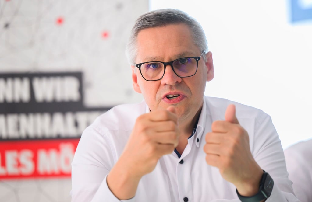 Thorsten Gröger, IG Metall-Bezirksleiter Niedersachsen und Sachsen-Anhalt.