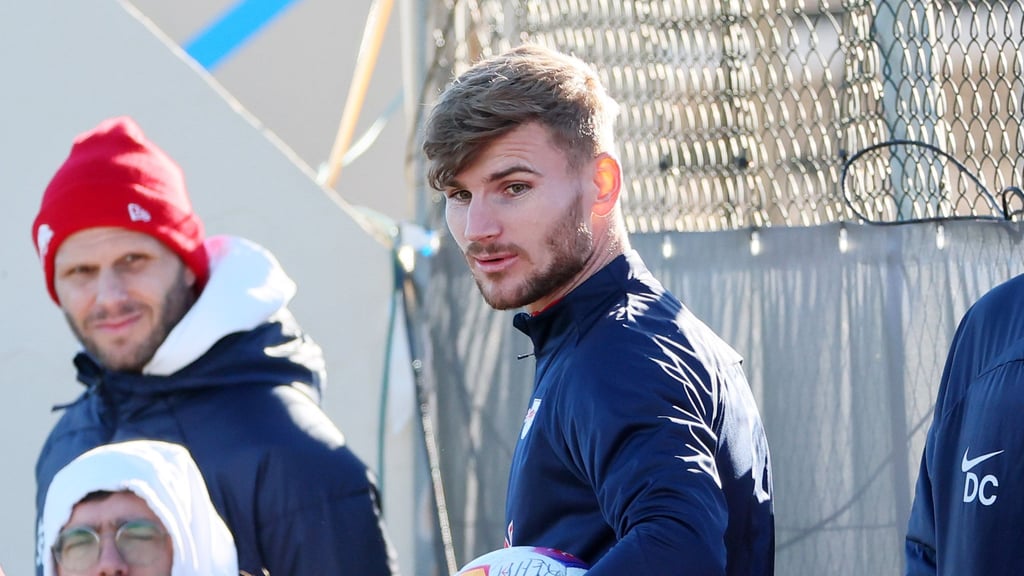 Letztes Foto bei RB: Timo Werner am Rande des Testspiels von RB Leipzig gegen St. Gallen.