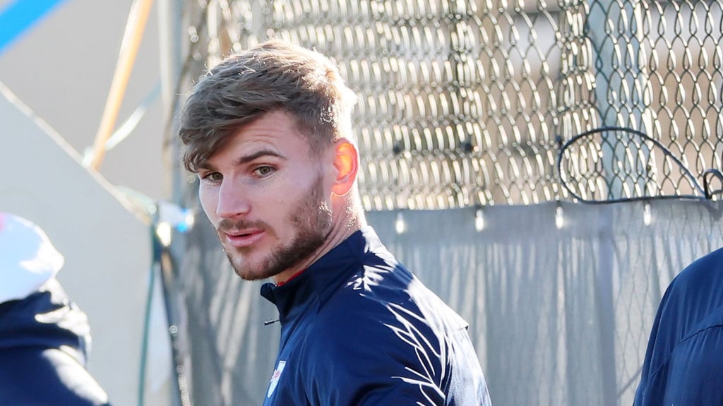 Letztes Foto bei RB: Timo Werner am Rande des Testspiels von RB Leipzig gegen St. Gallen.