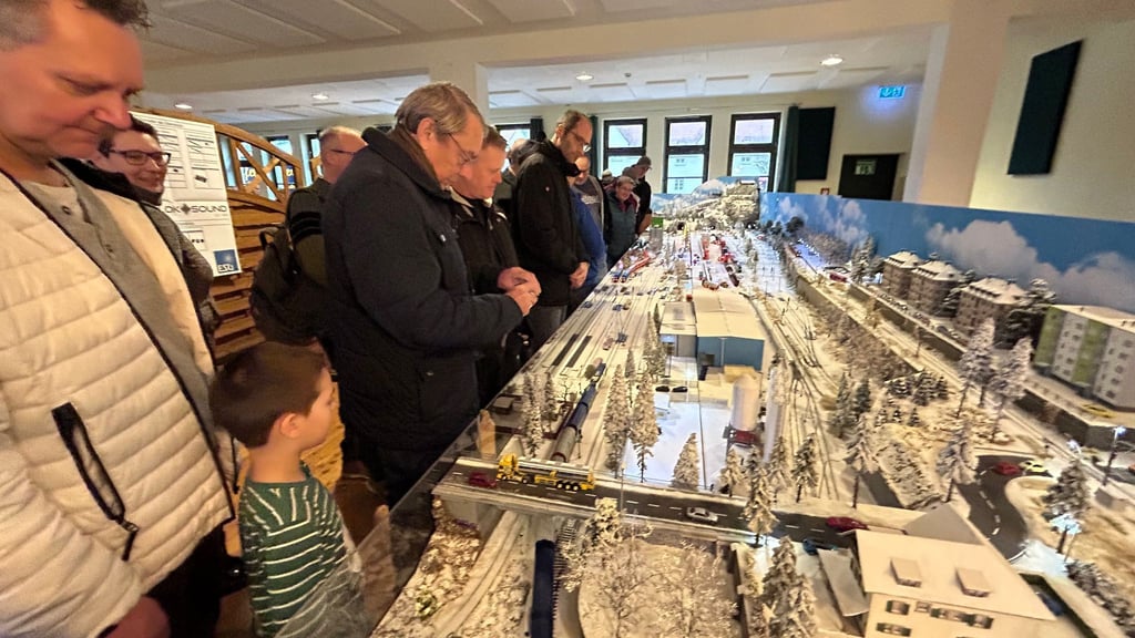 Die Mößlitzer Modellbahnen zogen die Besucher am Wochenende in ihren Bann.