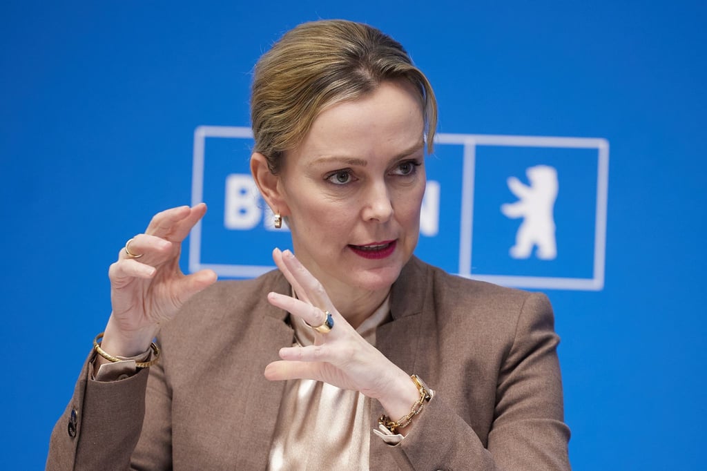 Manja Schreiner (CDU), Verkehrssenatorin in Berlin.