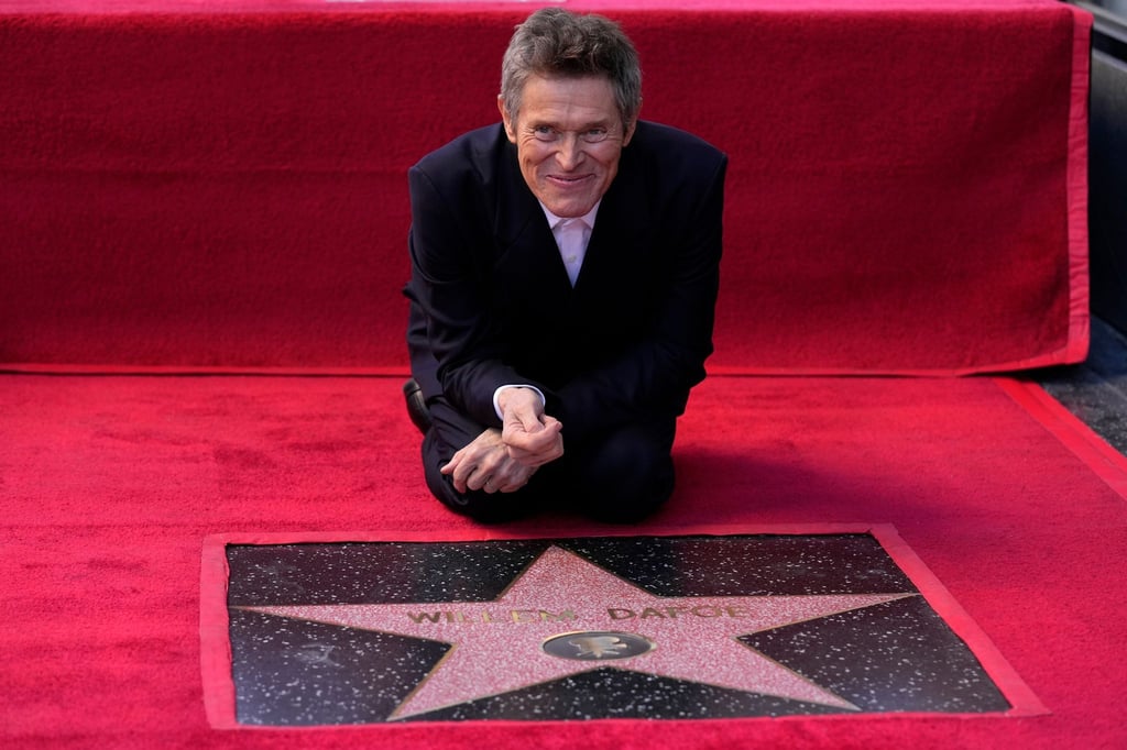 Willem Dafoe bekommt seinen Stern auf dem Hollywood „Walk of Fame“.