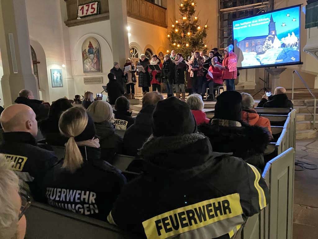 Viele Besucher lauschten dem Bennunger Kirchenchor.