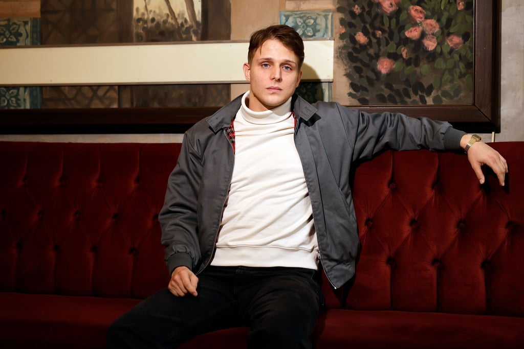 Schauspieler Merlin Rose bei einem Dpa-Fototermin.