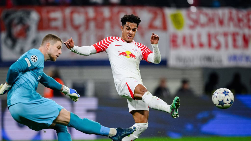 Fabio Carvalho&nbsp;n der Champions League gegen Young Boys Bern.