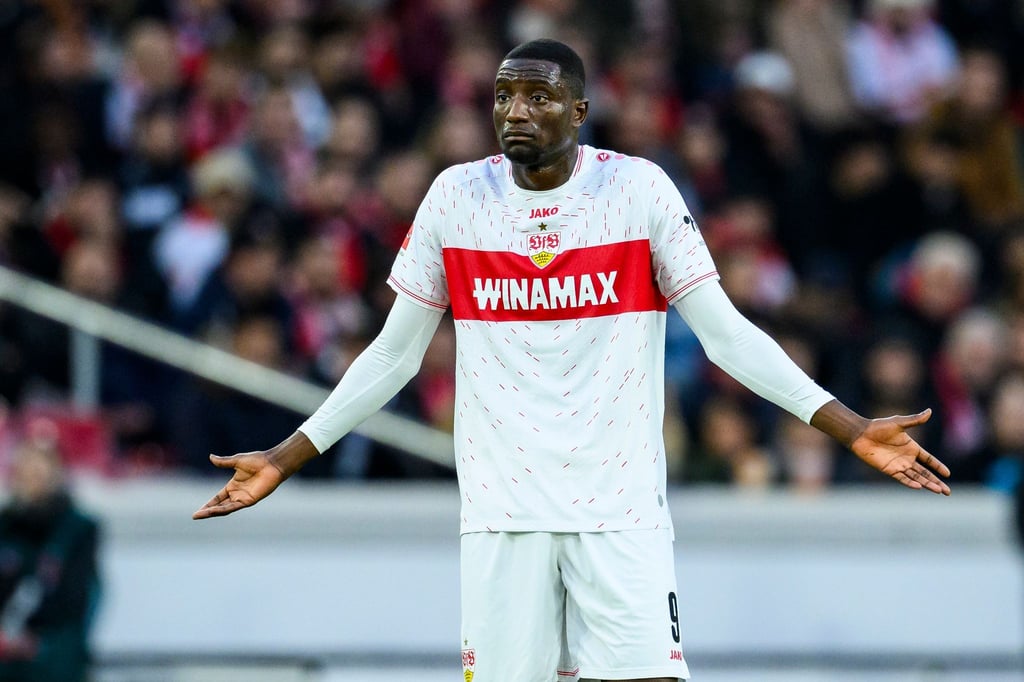 Der Angreifer des VfB Stuttgart zog sich eine leichte Zerrung zu.
