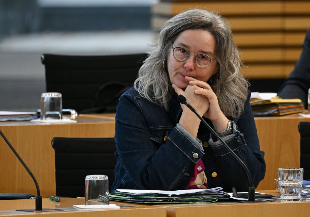 Thüringens Gesundheitsministerin Heike Werner während der Sitzung des Thüringer Landtags.