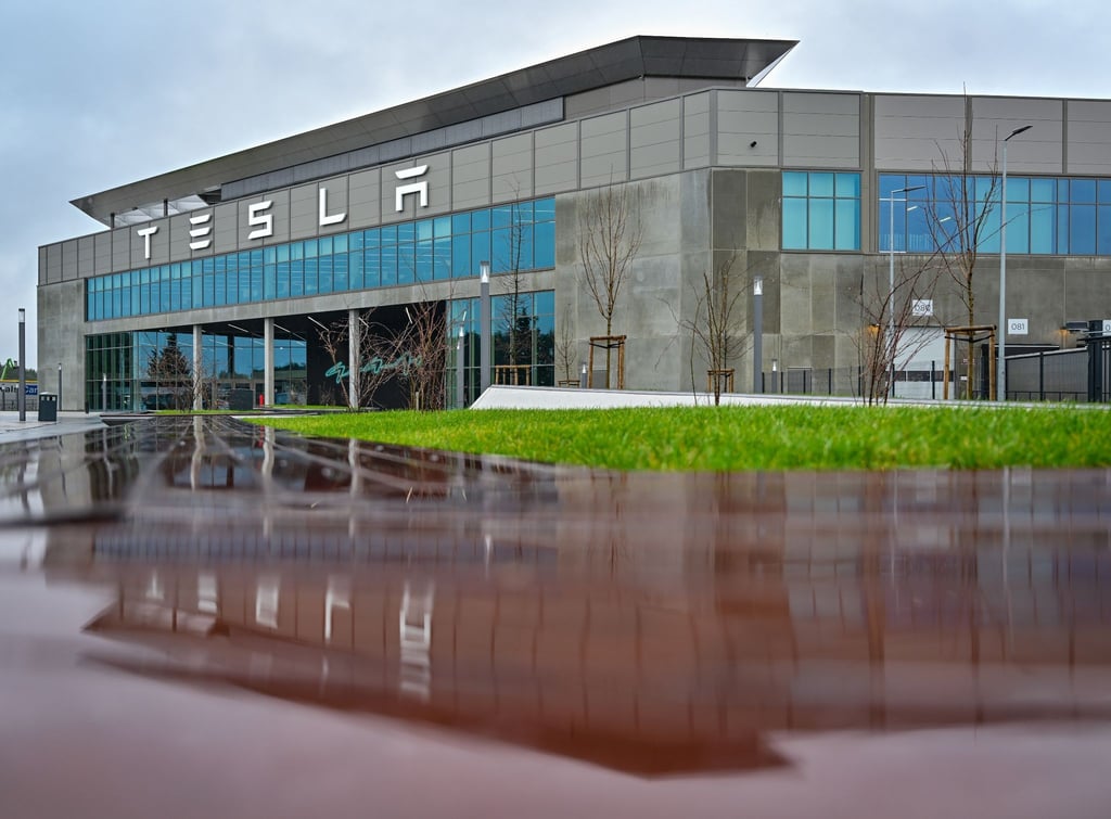 Die Tesla Gigafactory in Berlin-Brandenburg.