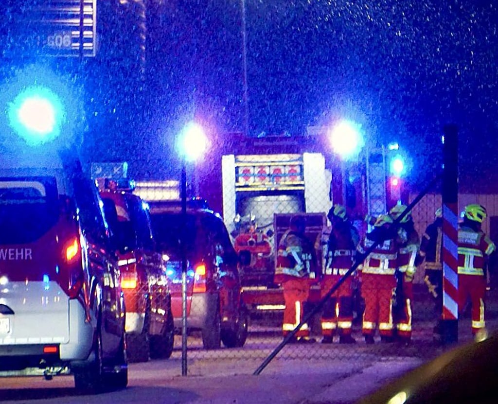 Dutzende Feuerwehrleute waren in Thalheim im Einsatz