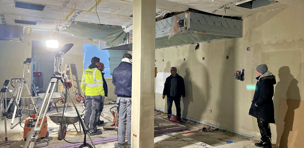 Blick in die Küche des „La Porte“ in Bertingen. Dort wird massiv umgebaut, um Abläufe und Arbeitsbedingungen zukunftsfähig zu machen.