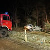 Tödlicher Unfall auf Autobahn A9 bei Coswig: Ein erst 23 Jahre alter Mercedes-Fahrer stirbt, nachdem er von der Fahrbahn abgekommen ist.&nbsp;