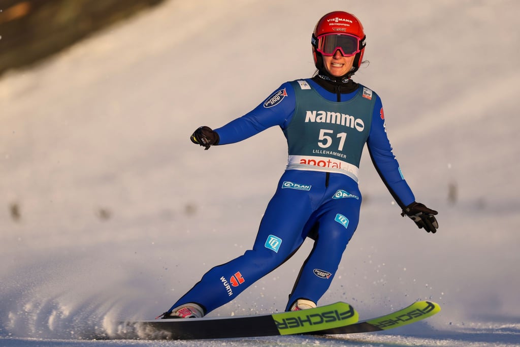 Nach einer Wettkampfpause ist Katharina Schmid zurück.