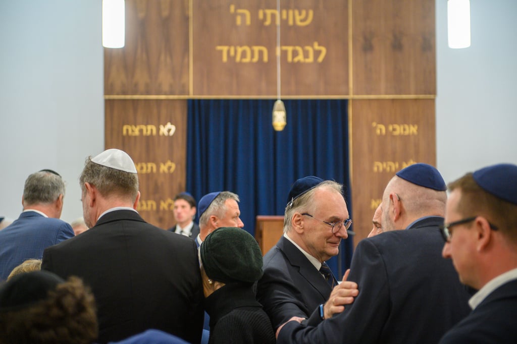 Einweihung der neuen Synagoge Magdeburg.