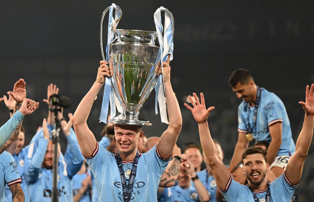 Gewann mit Manchester City 2023 die Champions League: Erling Haaland.