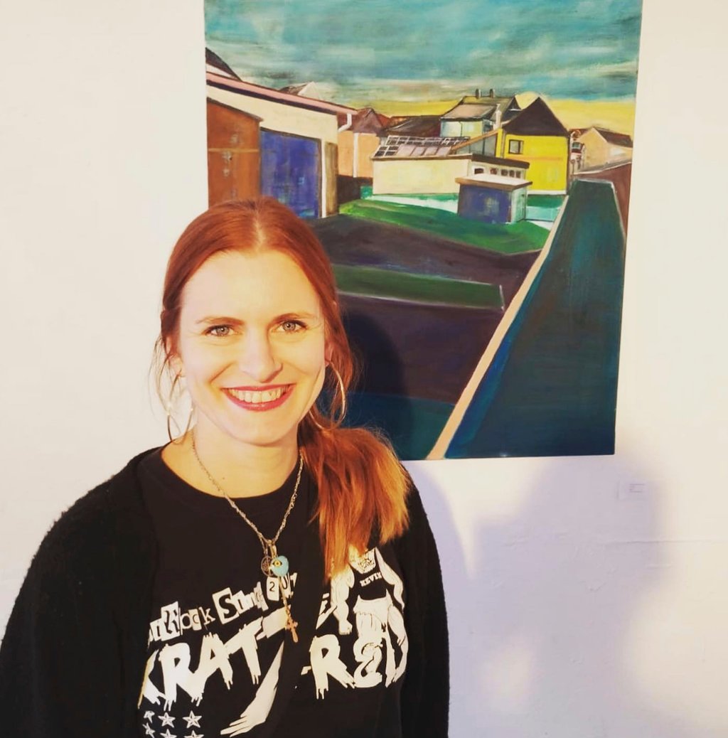 Alexandra Preusser zeigt ihre Arbeiten im Goldstudio in Halles Luwu.