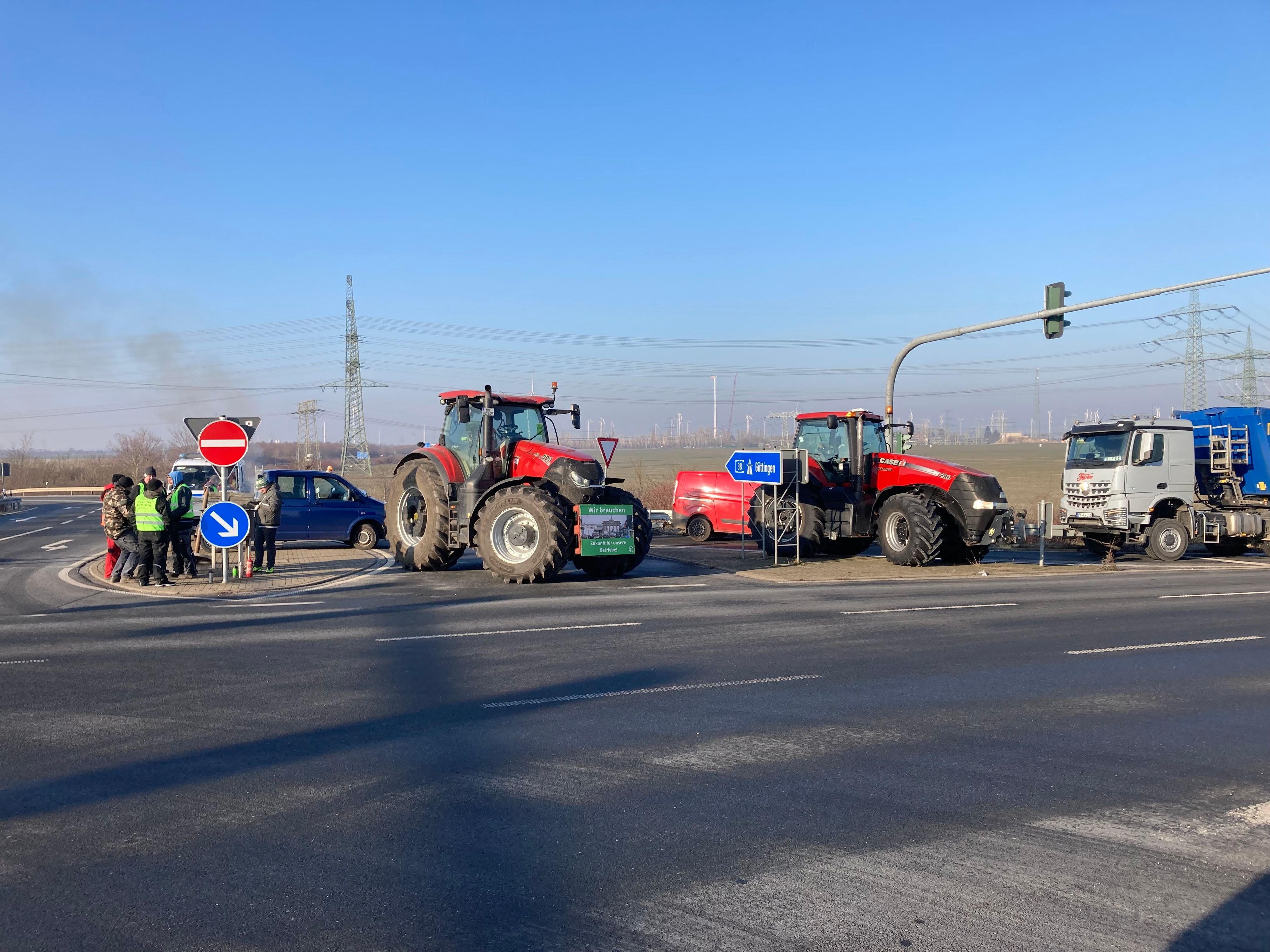 Bauernproteste In Sachsen-Anhalt: Blockade Der Bundesstraße B 181 Endet