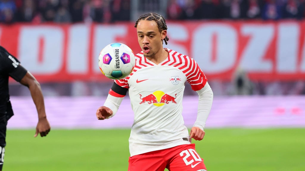 Xavi im Bundesligaspiel gegen Eintracht Frankfurt.